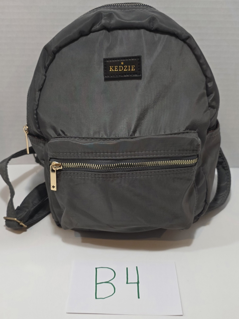 Kedzie Gray Nylon Mini Backpack